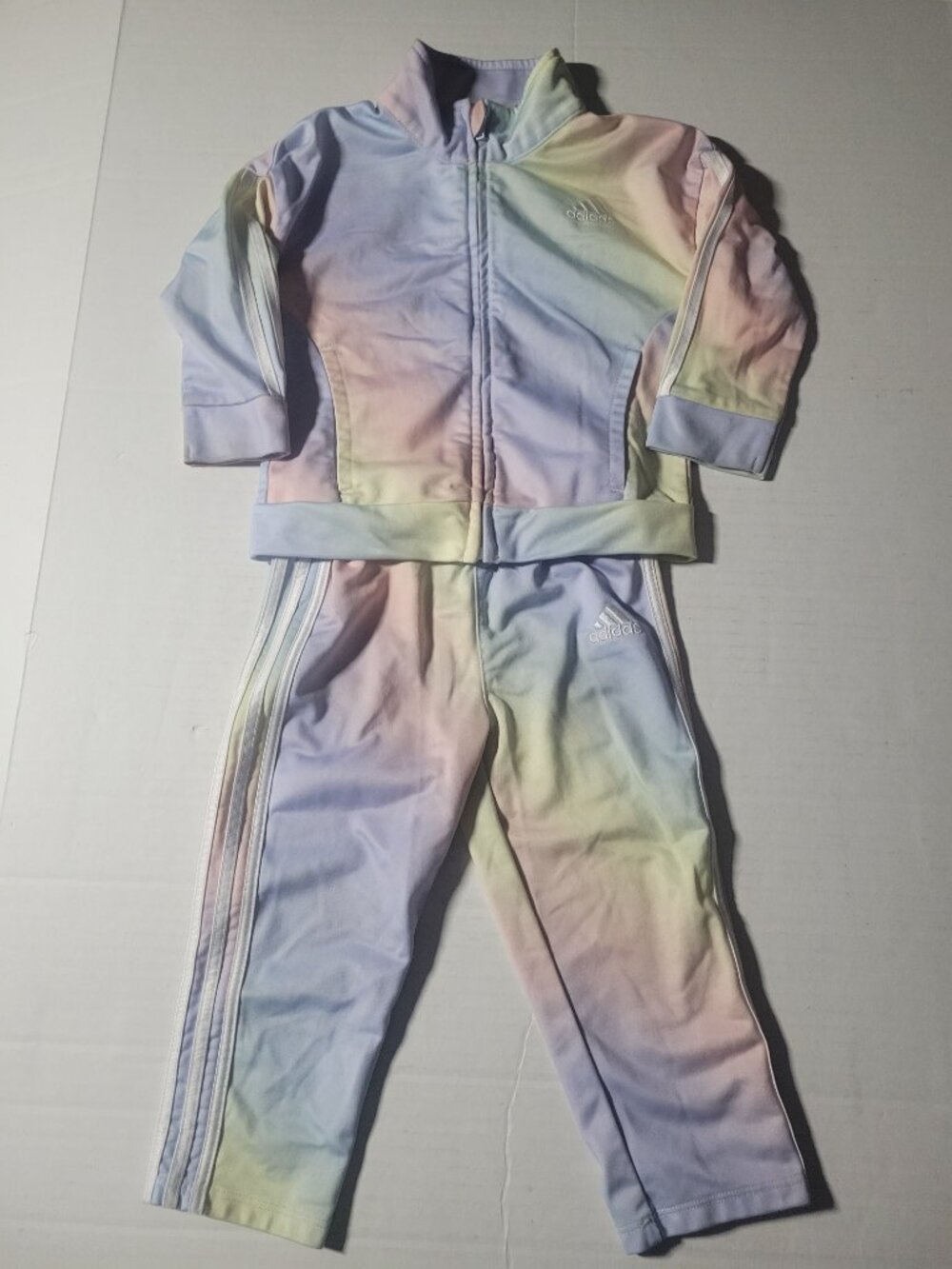 Adida rainbow pastel tracksuit